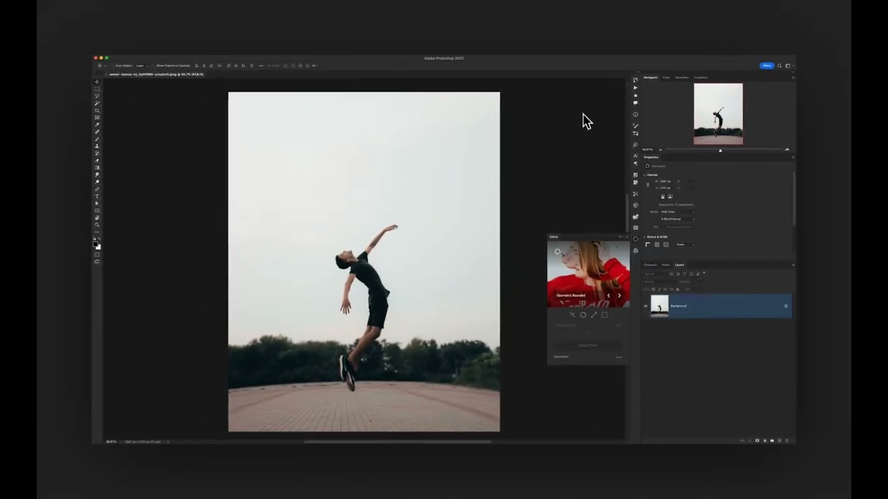 Glitch Photoshop UXP Plugin