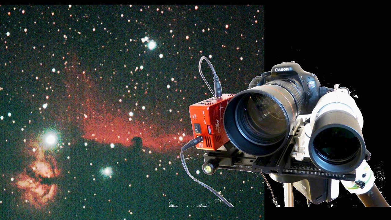 Live Stack View with DSLR and ASiair Pro.   -Orion, Flame, and Horsehead Nebula-