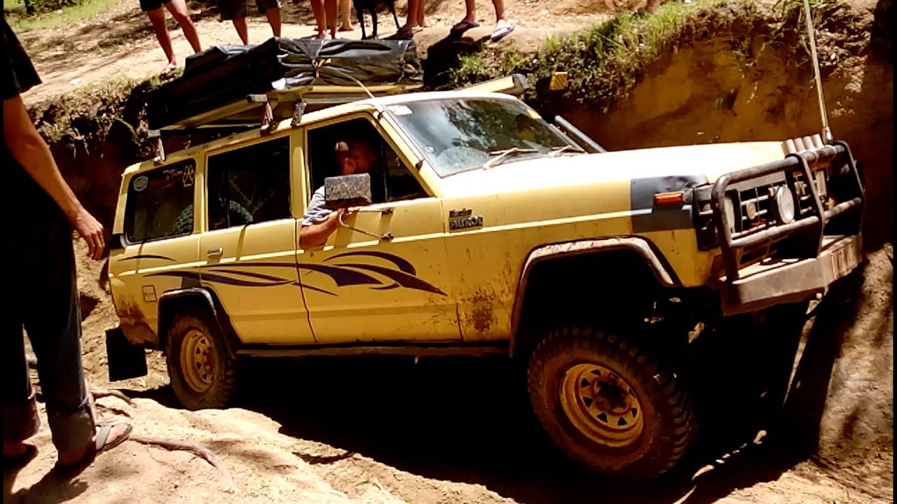 Nissan Patrol MQ eats Camp road at LCMP