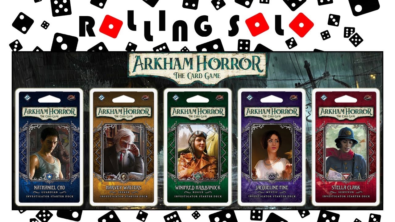 Arkham Horror: The Card Game | Investigator Starter Decks | Unboxing