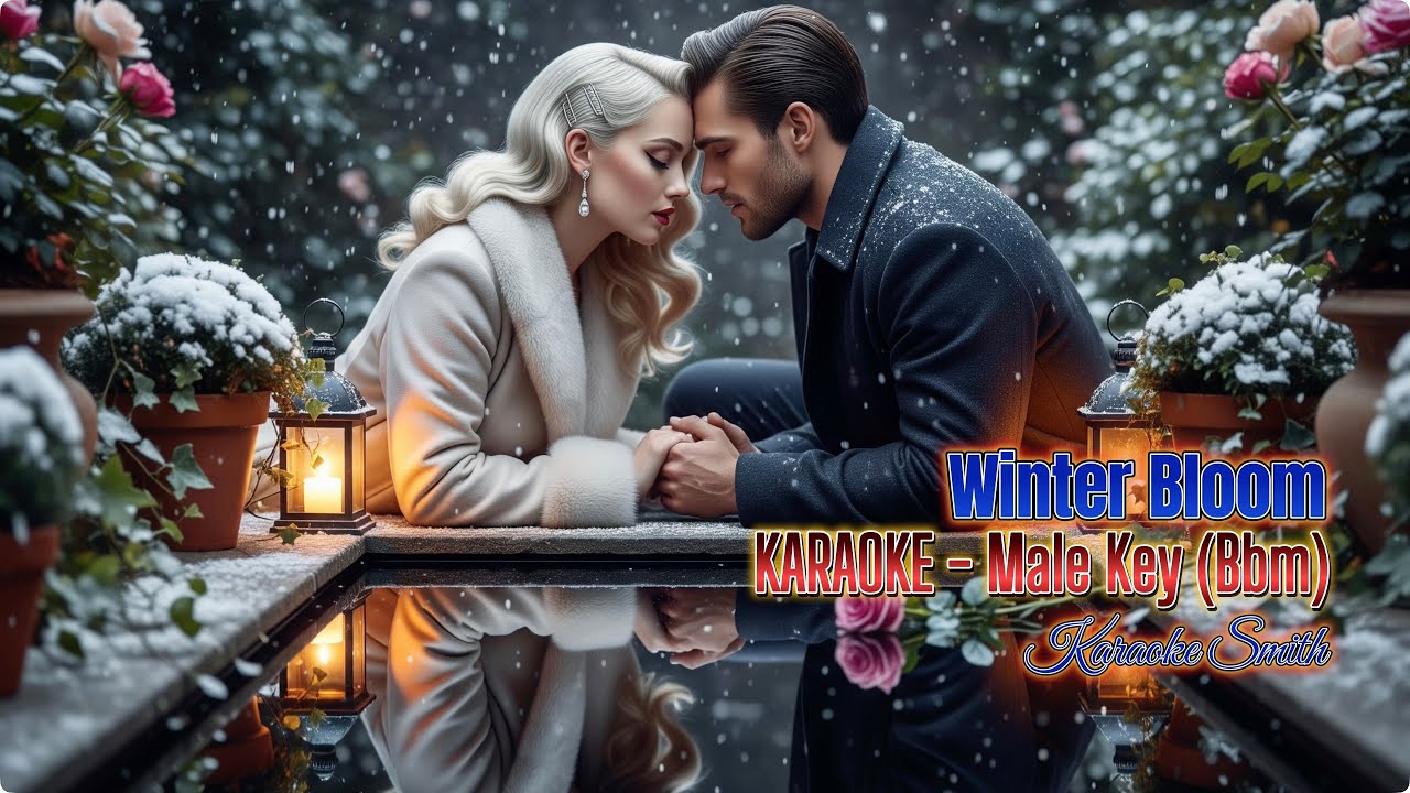 🎤 KARAOKE | ❄️🌹 Winter Bloom — Slow Bolero Love Ballad 💙✨ | See 1st comment for VOCAL version