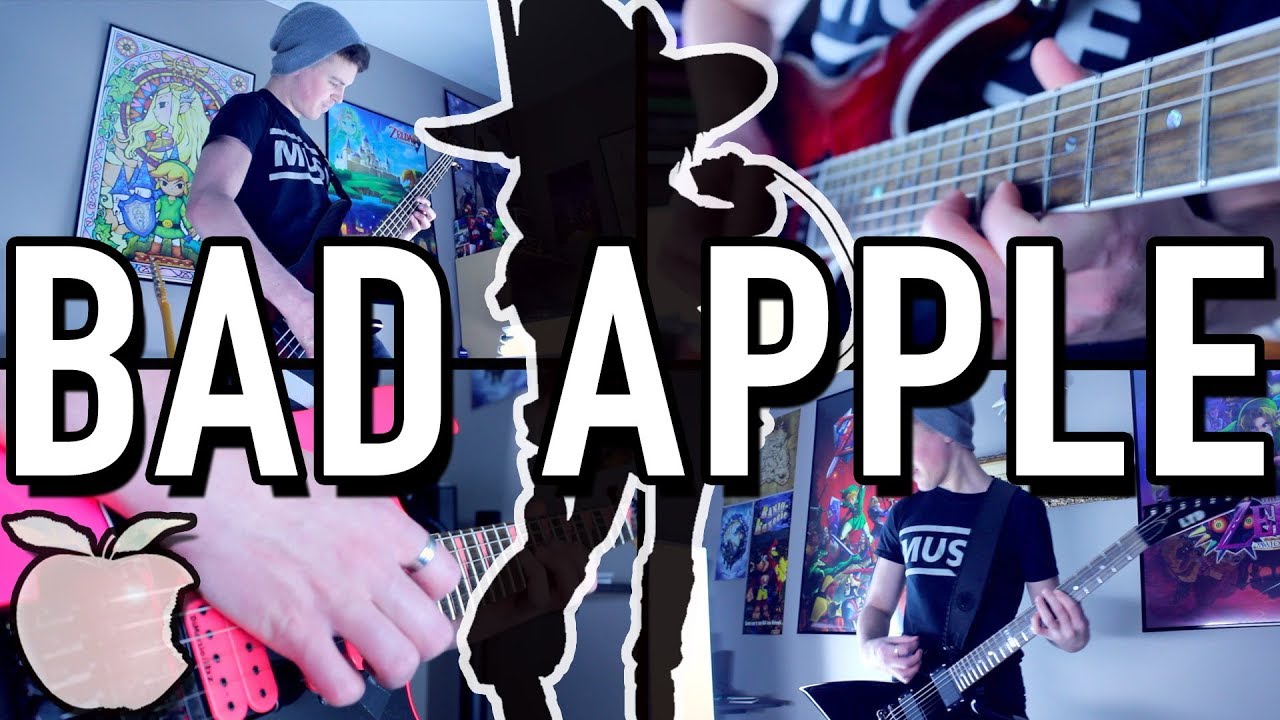 Bad Apple!! - Touhou (Rock/Dance) Guitar Cover | Gabocarina96