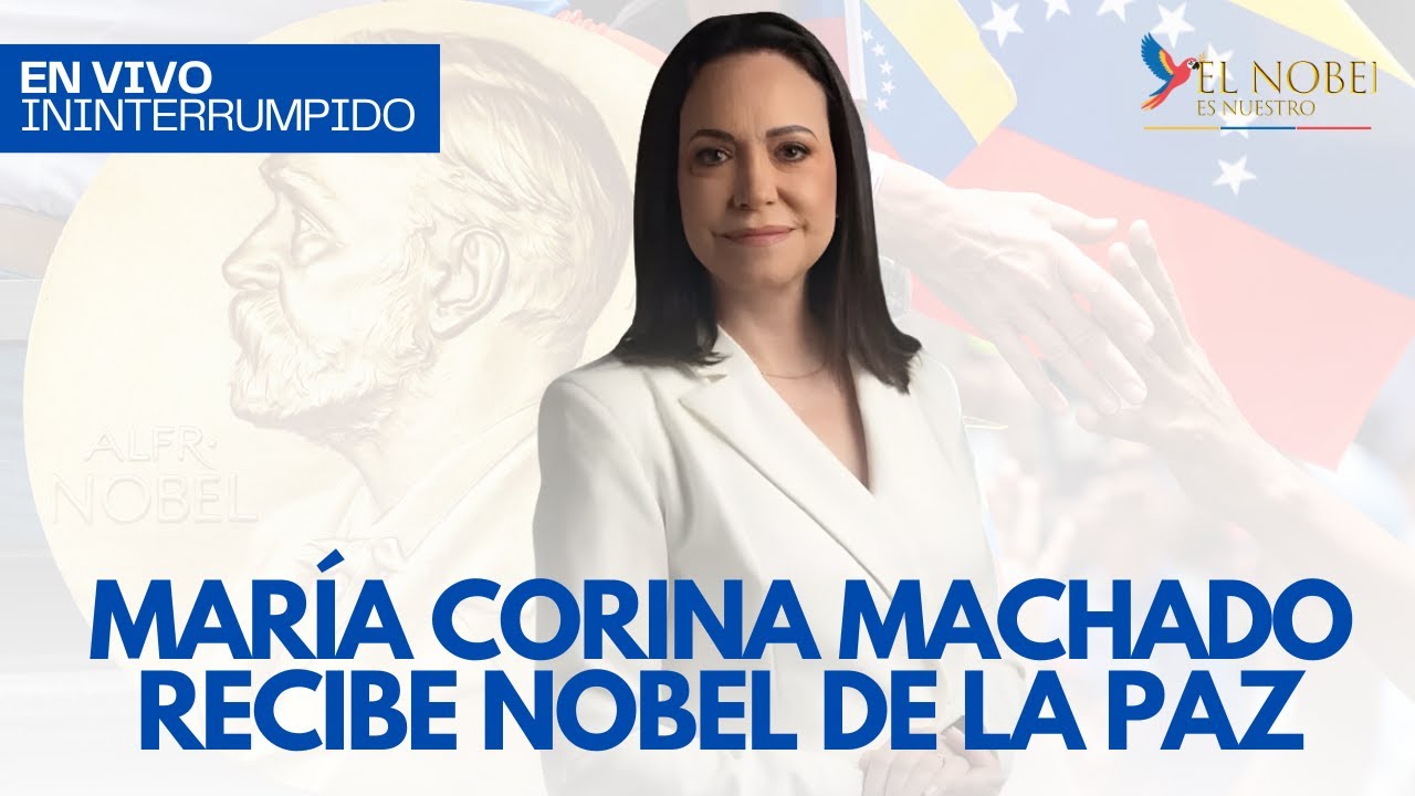 EN VIVO | Entrega del Premio Nobel de la Paz a Mar&iacute;a Corina Machado desde Oslo #Venezuela