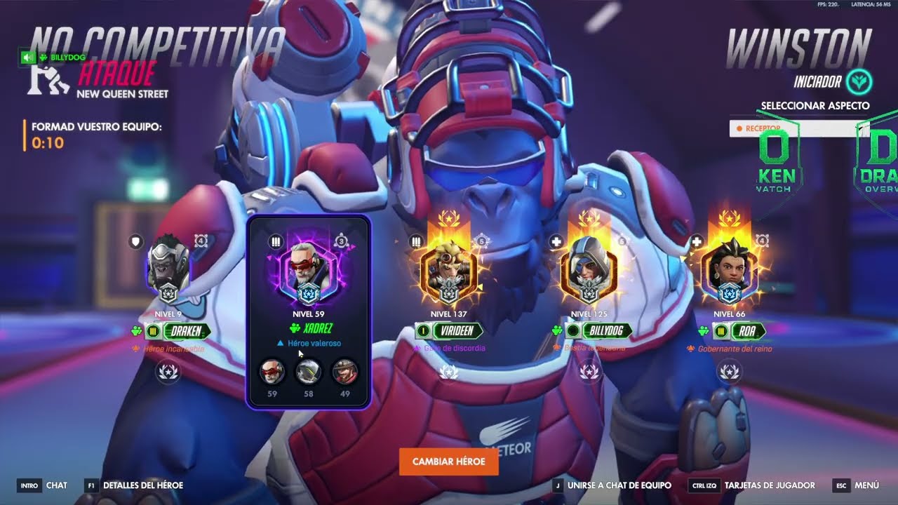 OVERWATCH MONO AL ATAQUE