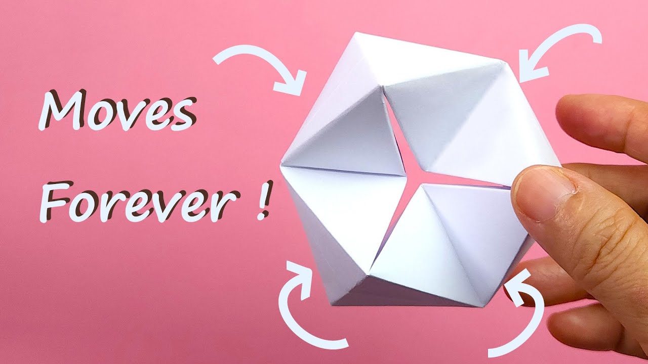 Make an Amazing Moving Paper Flexagon Toy in Minutes | Fun Origami Craft