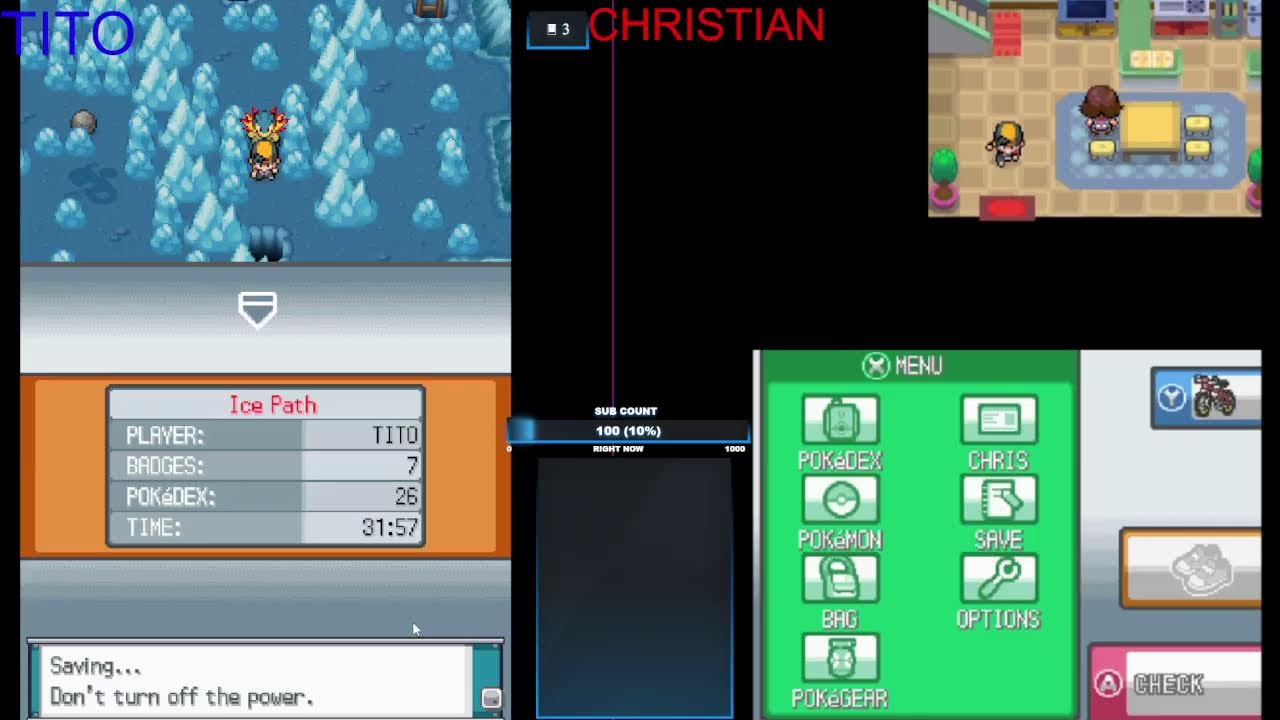 part 7 !! POKECUZZOS PLAY POKEMON HEARTGOLD/SOULSILVER FOR THE FIRST TIME!!!