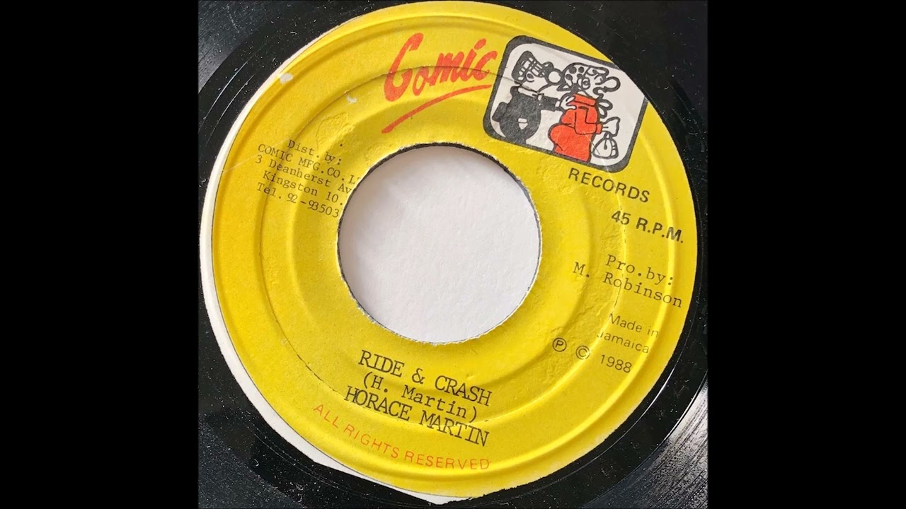 Horace Martin - Ride & Crash - 7" Comic Records 1988 - BIKERS DIGITAL