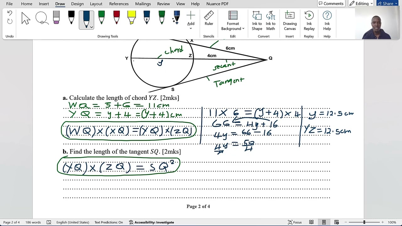 R01 F03 MATHS CHORDS AND TANGENTS