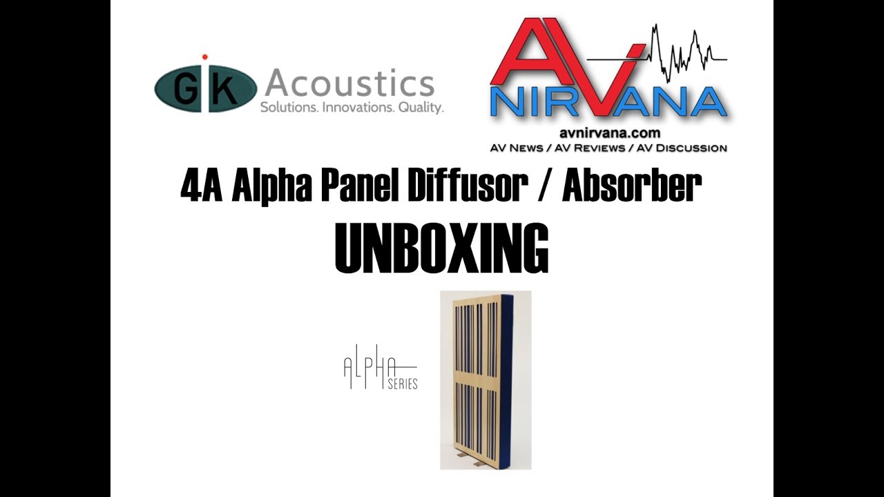 GIK Acoustics 4A Alpha Panel Diffusor/Absorber Unboxing!