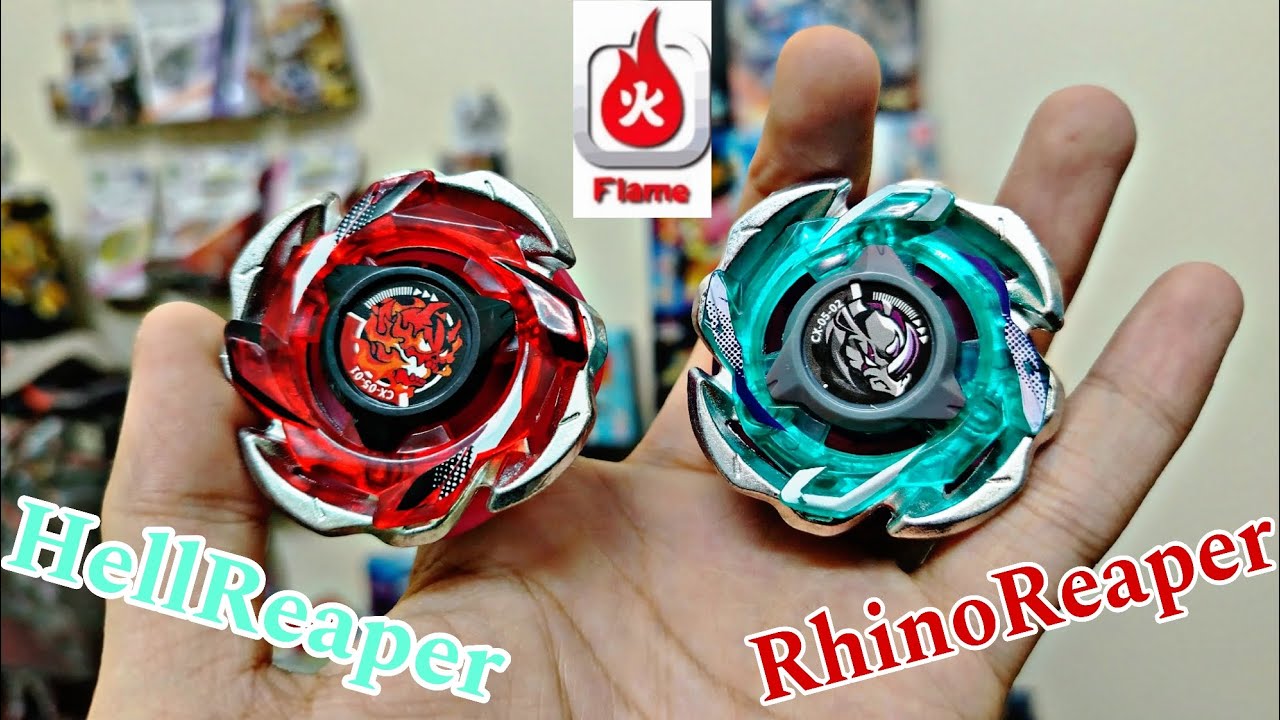 HellReaper Với RhinoReaper Của Hãng Flame Có Gì Hot ? | HoàngVanh Beyblade