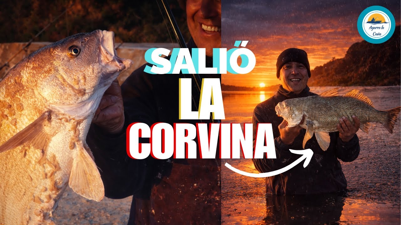 Salió la Corvina!!- Agarra la Caña.