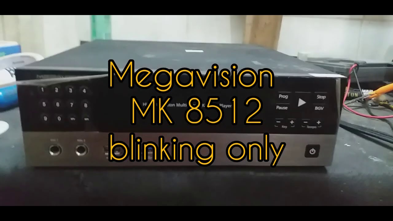 Megavision Mk8512 repair ( powersupply repair - blinking problem )