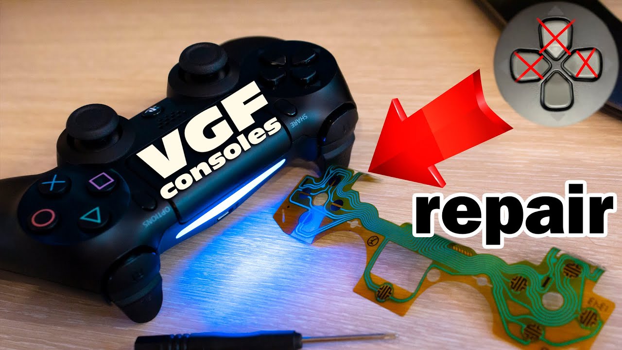 Не работает крестовина (влево,вправо,вверх) на Dualshock 4 