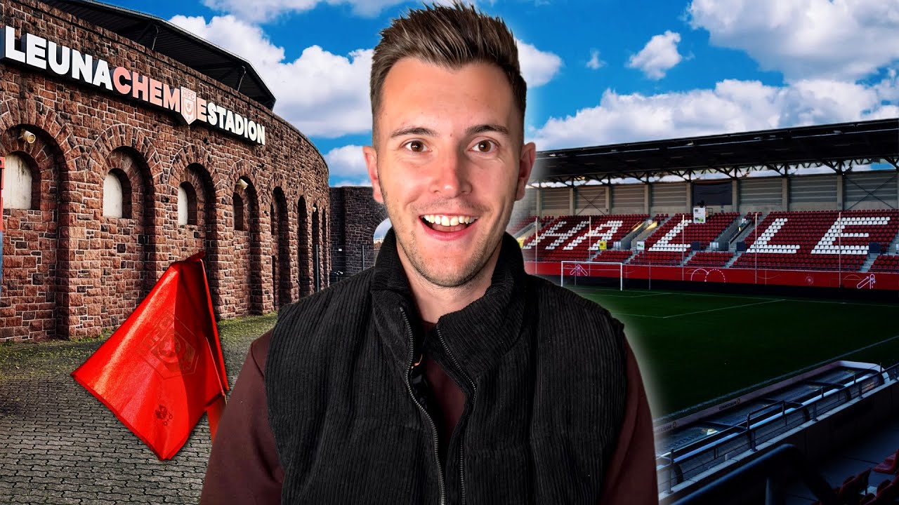 Ich besuche das hochwertigste Stadion der Regionalliga Nordost! 🔥 Abenteuer beim Halleschen FC!
