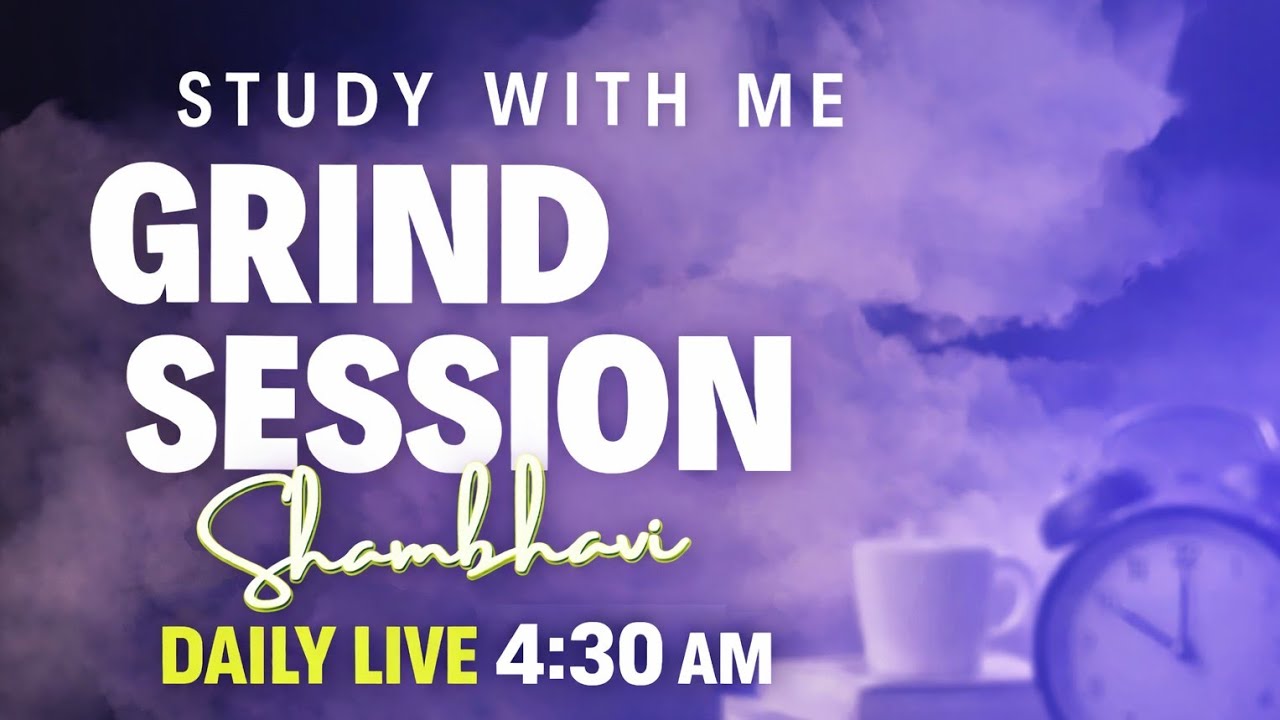 DAY 1 | 4:30 AM GRIND SESSION | STUDY WITH ME (LIVE) | 2 HOUR POWER SESSION 