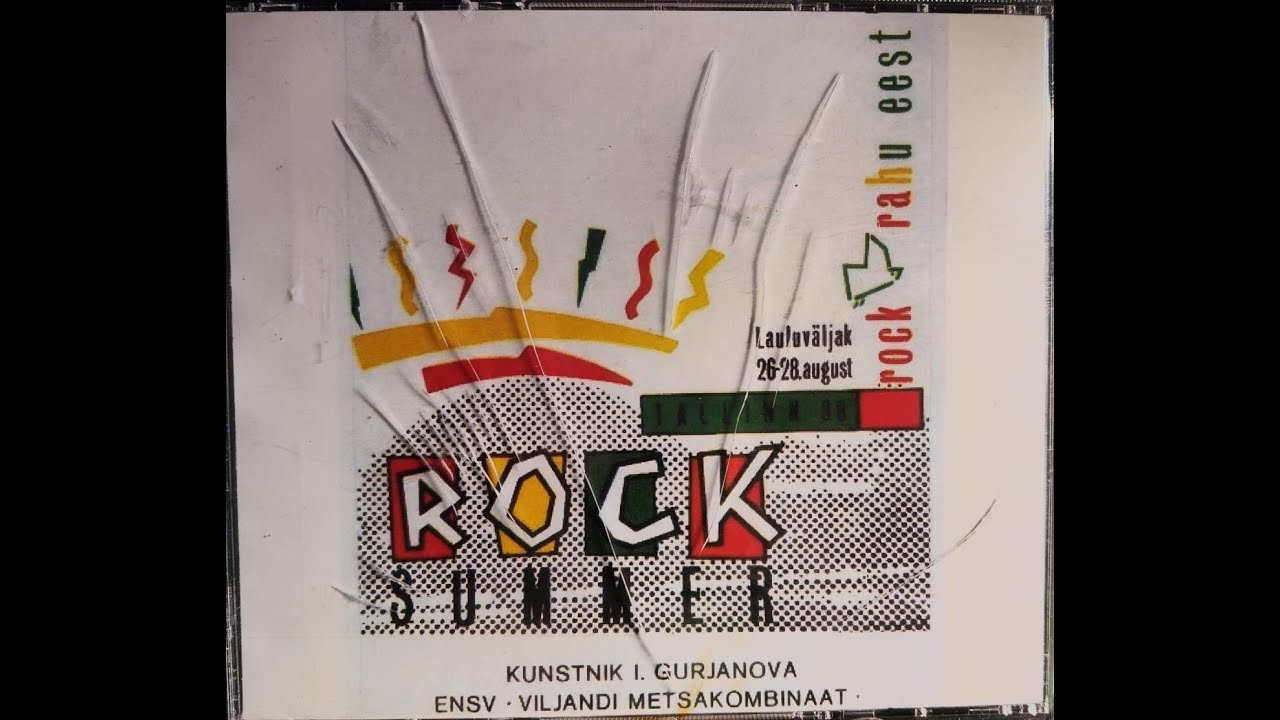Estonia Tallinn Rock Summer / Glasnost Rock 1988 "alternative VHS" 3 of 4