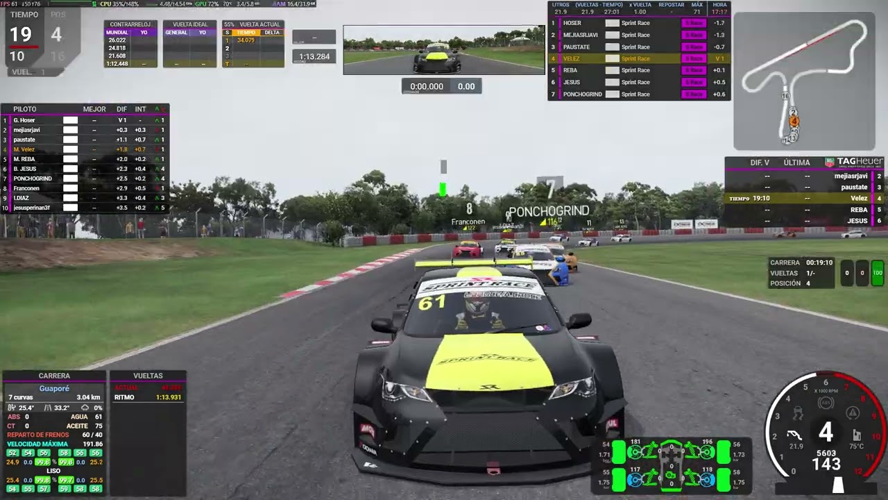 Automobilista 2 ⭐ Sprint Race en Guaporé⭐ LFM ⭐ Mando - Gamepad