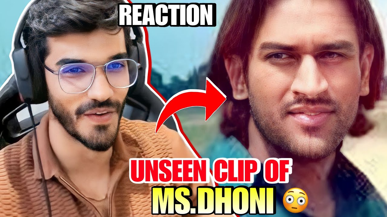 Snax Reaction On *MS DHONI UNSEEN OLD VIDEO*😍