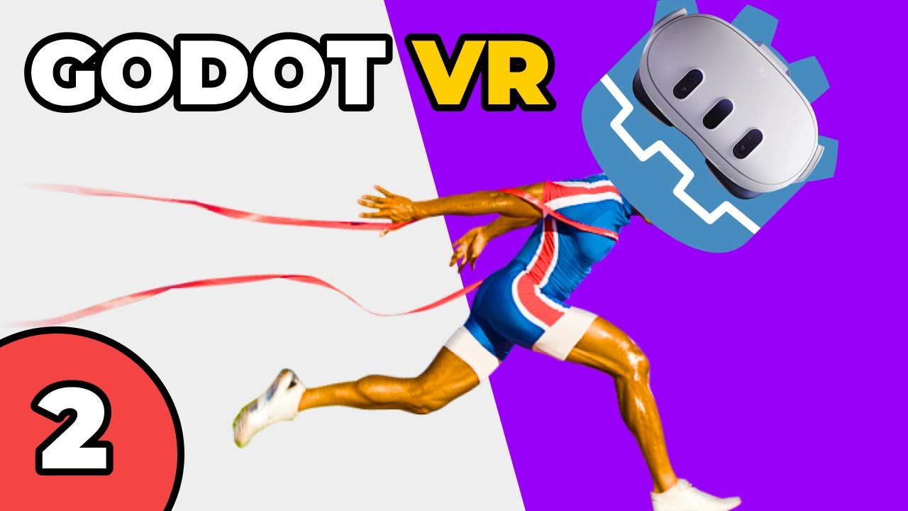MOVE and TURN in VR! - Build a VR Game in Godot #2