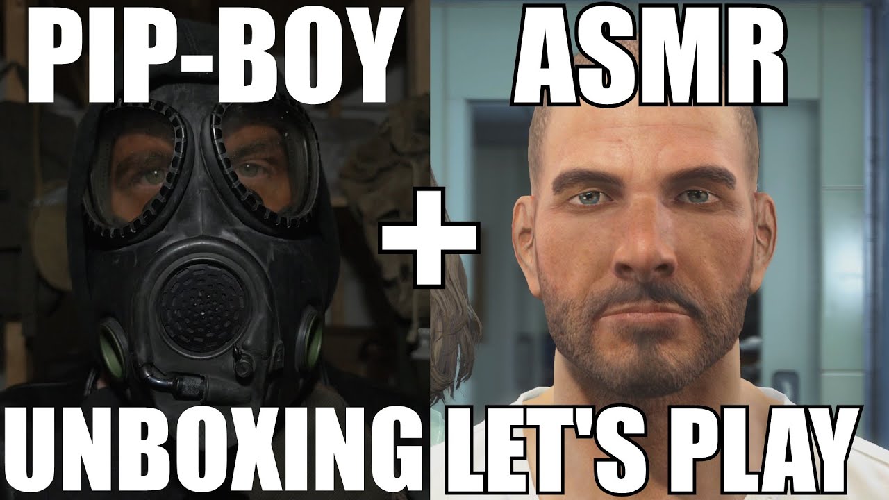 Fallout 4 Pip-Boy Edition Unboxing + First Hour ASMR Let's Play