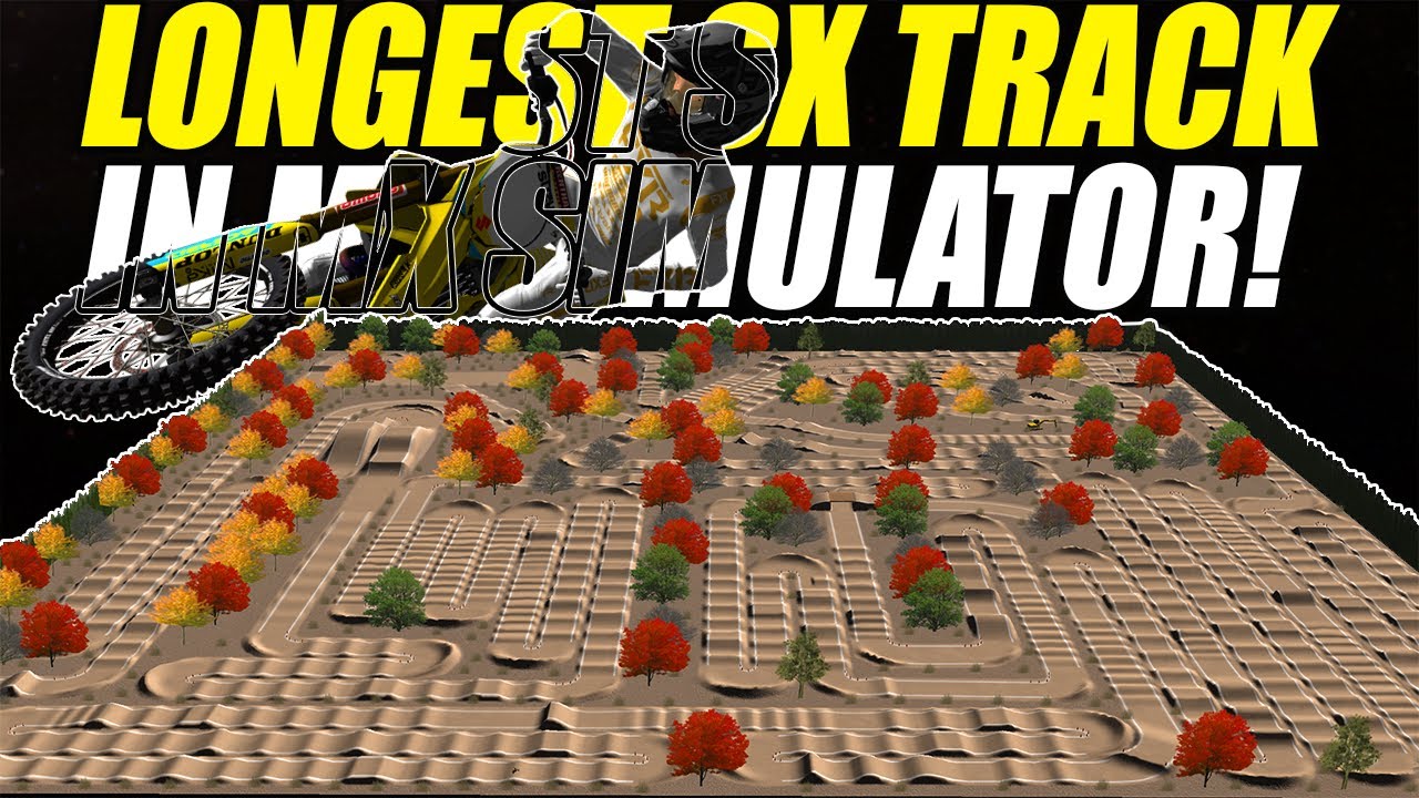 COMPLETING THE LONGEST SX TRACK IN MX SIMULATOR!