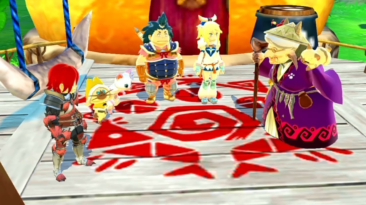 قرية قطط الفلاين مرة كيوووووت ـ Monster Hunter Stories