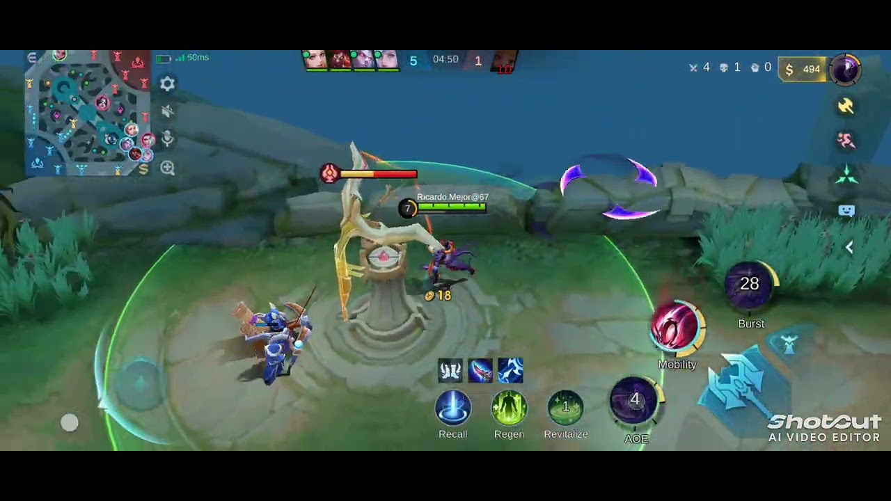 Moba legend gameplay 👿