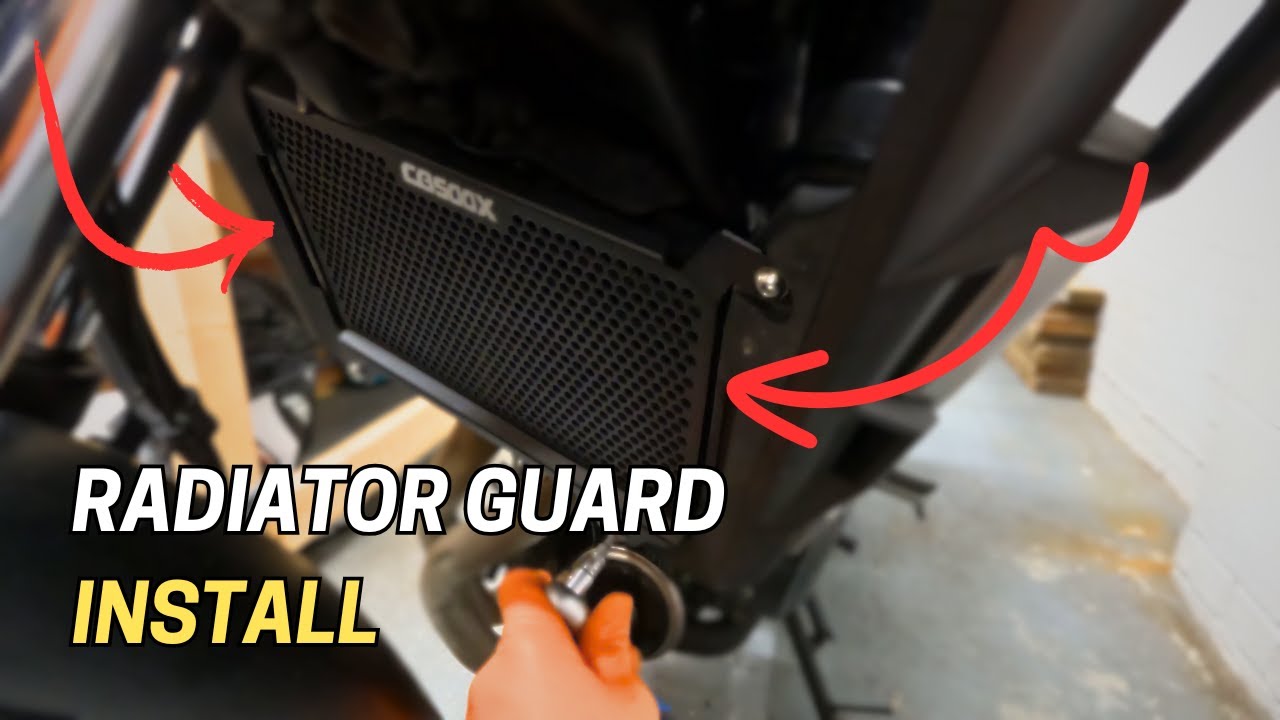 Honda CB500X Radiator Guard Installation – Quick & Easy
