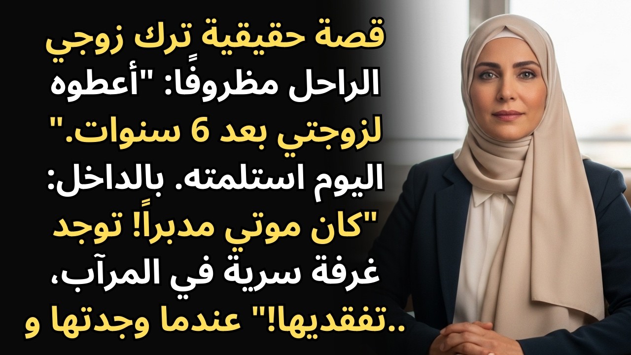 سر أخفاه زوجي لسنوات! رسالة غامضة وصلتني اليوم بعد 6 سنوات من رحيله.. لن تصدقوا ما بداخلها