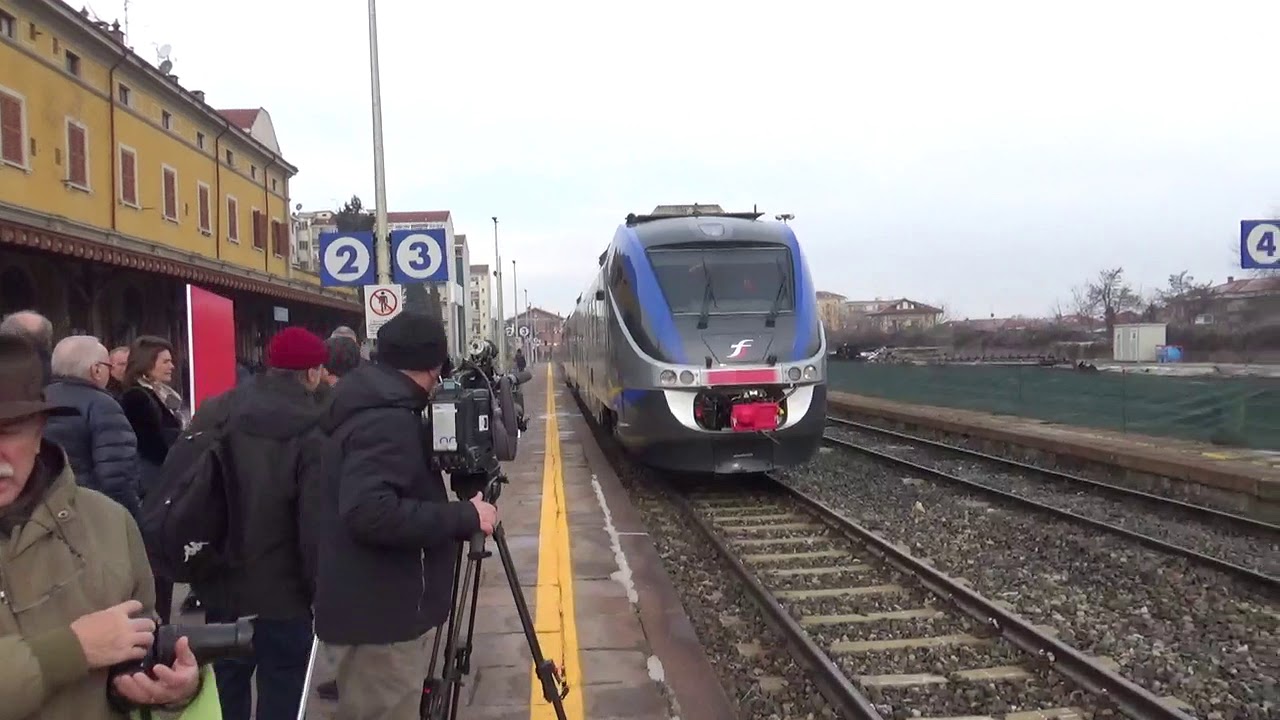 Torna il treno passeggeri sulla linea Saluzzo-Savigliano 21-12-2018