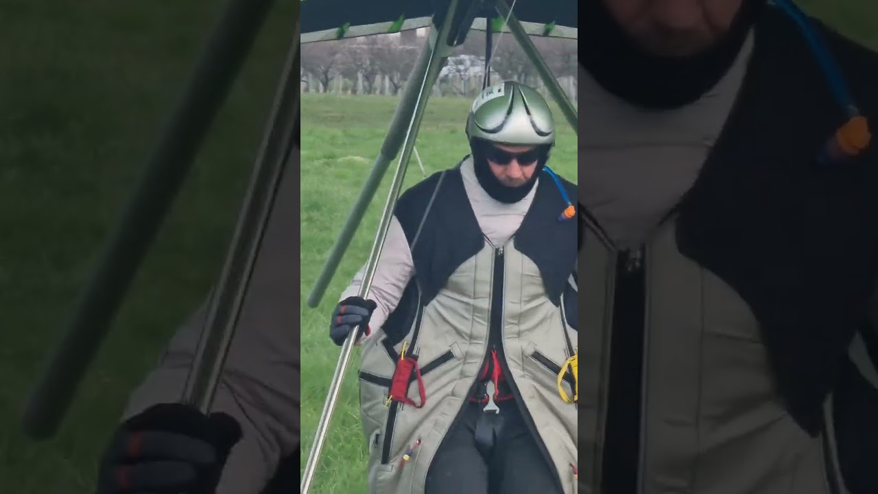 Aeros winter race 2025 hang gliding landings