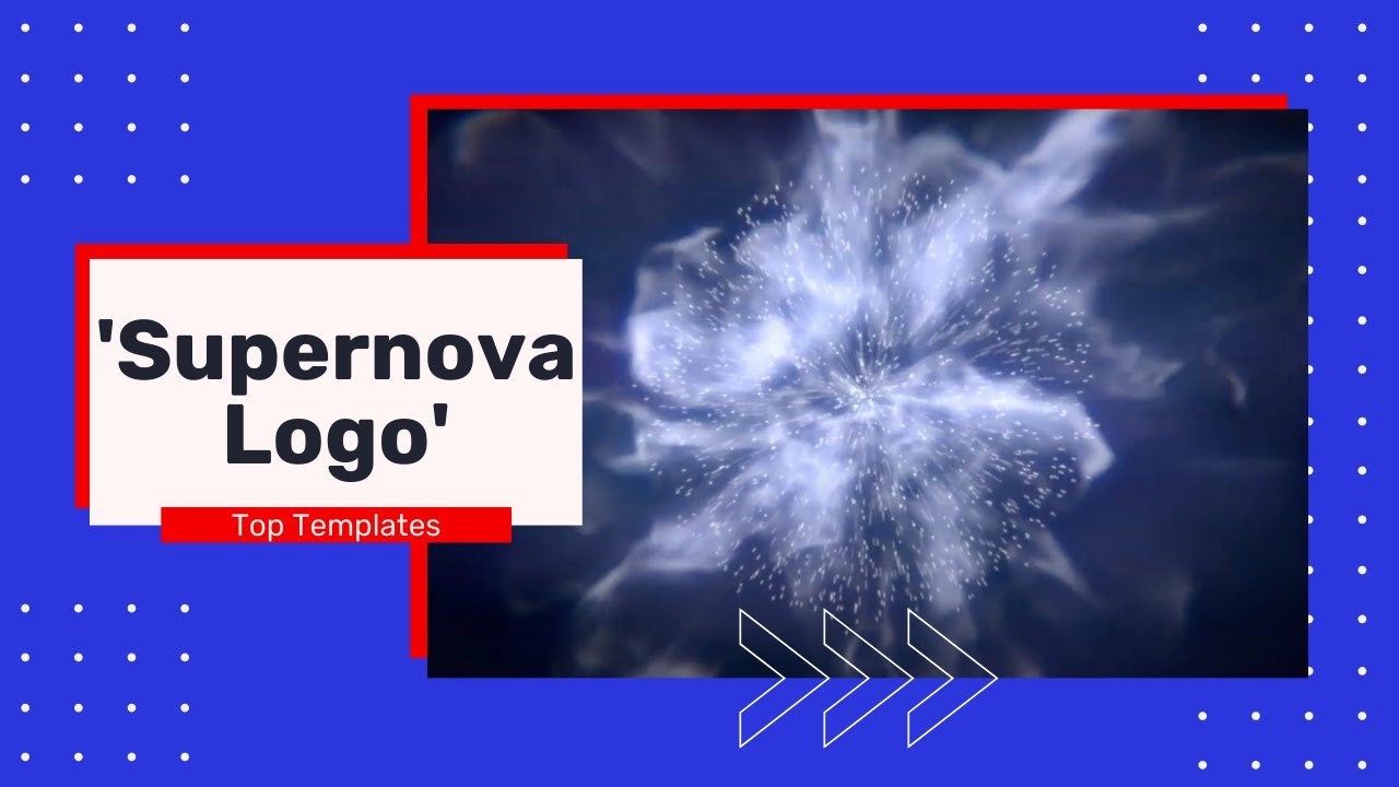 Supernova Logo Animation From Viddyoze | Create Marketing Videos