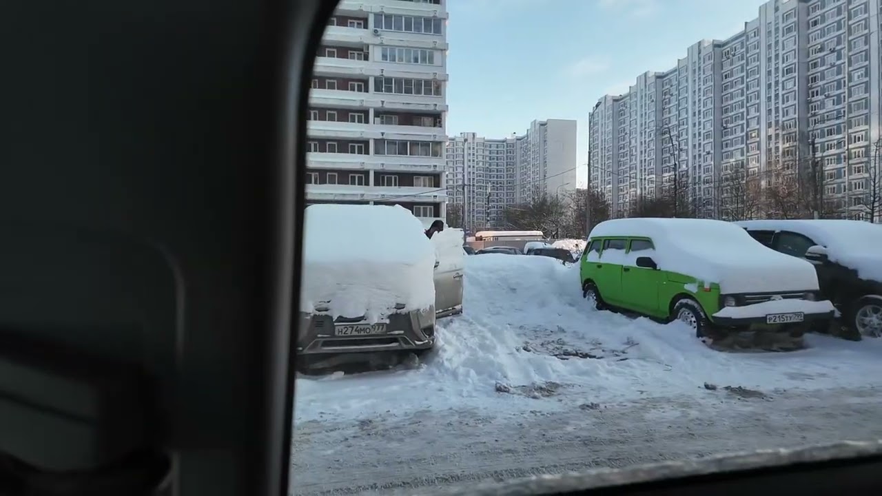 После снегопада на работу. Что из этого вышло... CarCity 84993025062