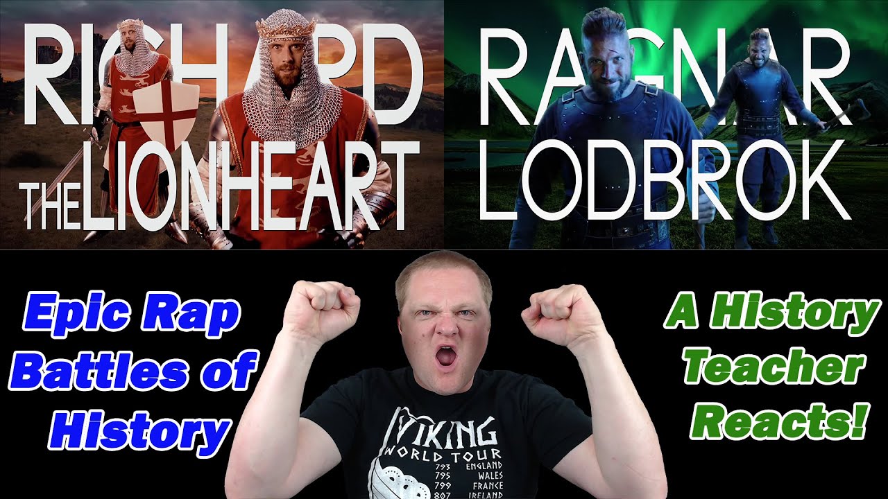Ragnar Lodbrok vs Richard the Lionheart | Epic Rap Battles of History | History Teacher Reacts