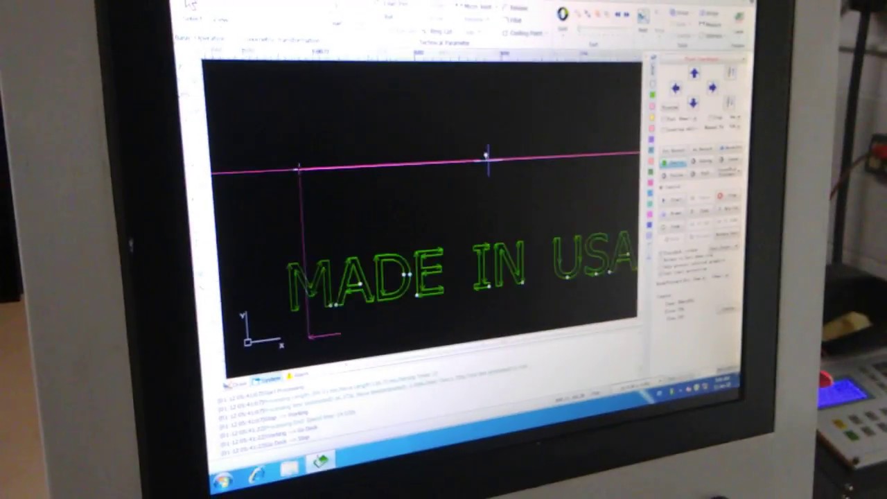 How to do engraving with 500 watt fiber laser cutter using cypcut.