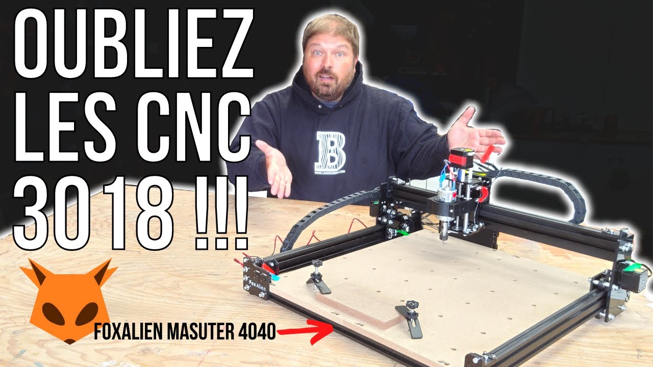Parfaite pour débuter : La CNC Masuter 4040 de FoxAlien! [Déballage, assemblage et premier test]