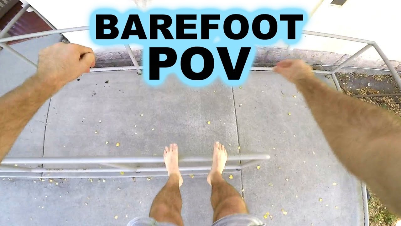 Barefoot Parkour Training POV