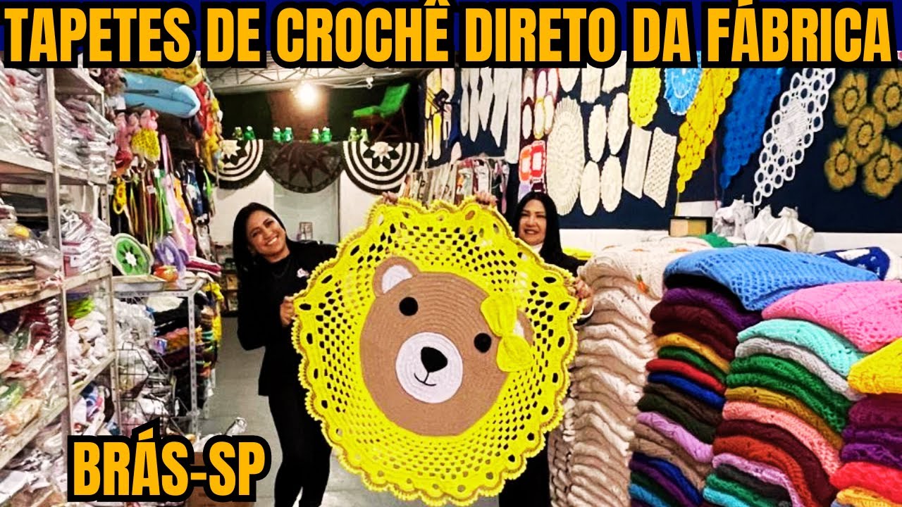 TAPETES DE CROCHÊ DE DIRETO DA FABRICA BRÁS-SP