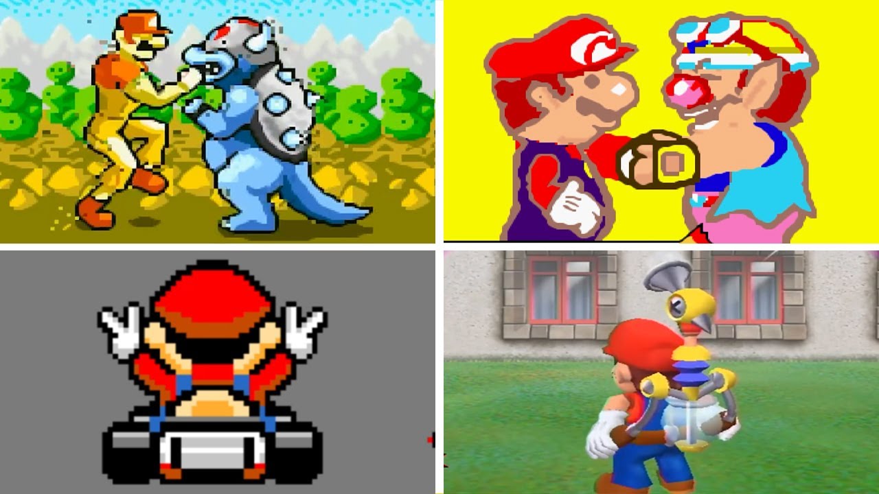 Evolution of - Mario Minigames in WarioWare Games
