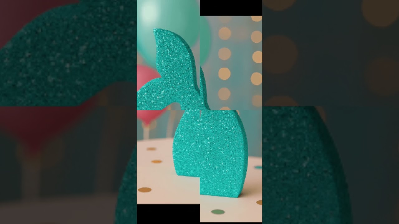 ✨ DIY Mermaid Tails Party Decor | Mermaid Birthday Ideas 🧜‍♀️🌊