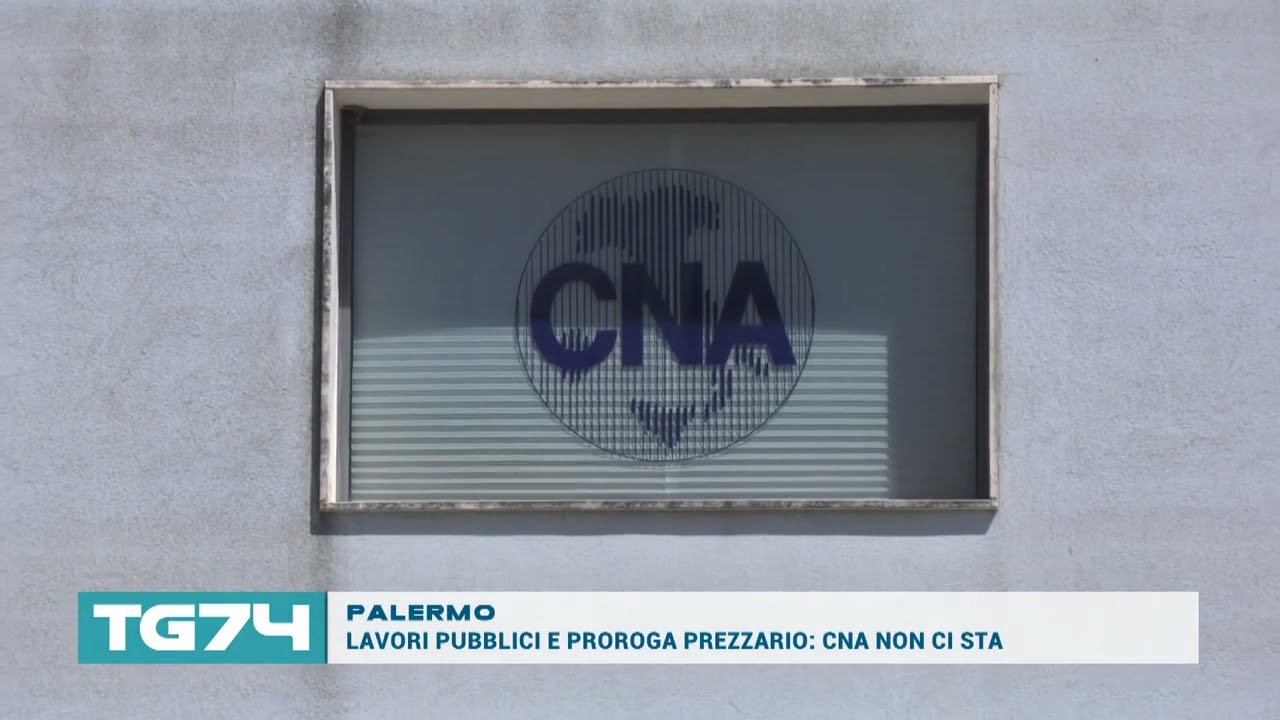 PALERMO - LAVORI PUBBLICI E PROROGA PREZZARIO, CNA NON CI STA