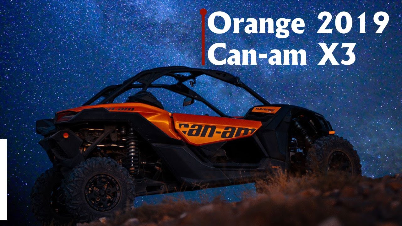 Orange 2019 Can-am X3 Xds Turbo.