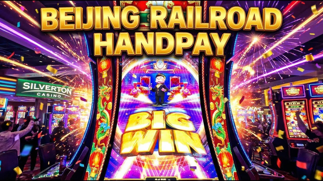 Beijing Railroad slot handpay win at Silverton Casino Las Vegas | Big feature bonus