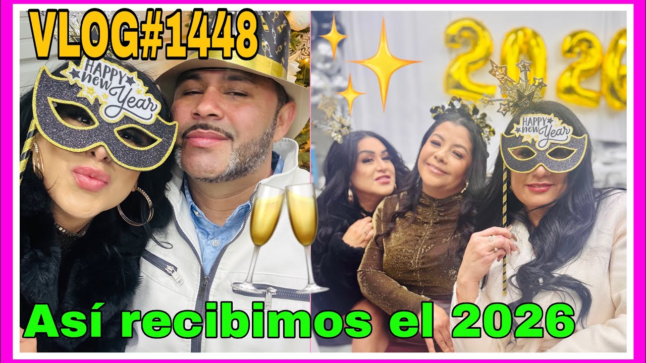 VLOG#1448AS&Iacute; RECIBIMOS EL 2026🥂✨SOY MUY BENDECIDA NUNCA HAB&Iacute;A TENIDO MIEDO A MORIR HASTA ESE D&Iacute;A😰