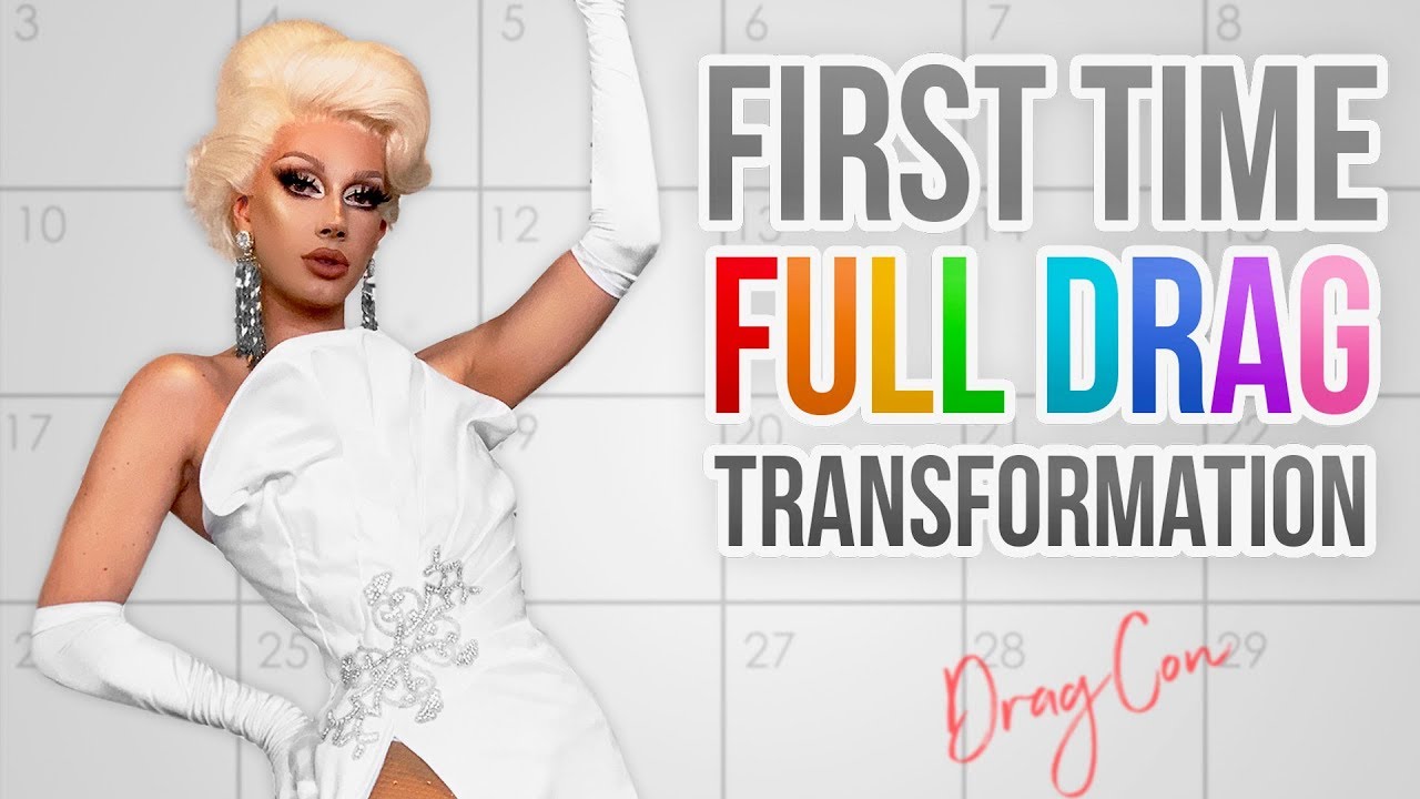 First Time In Full Drag Transformation