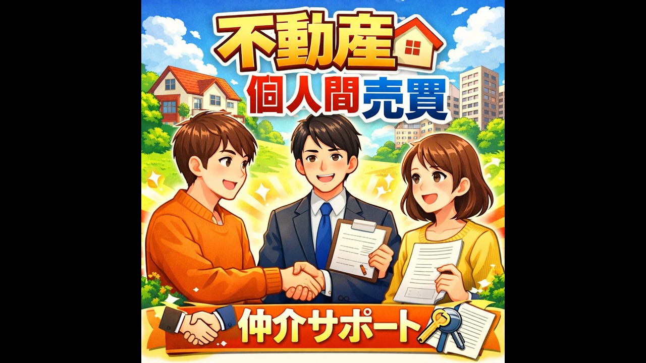 不動産の個人間売買の仲介サポート【群馬・埼玉の一部】