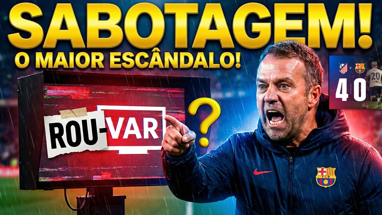 ATLÉTICO 4x0 BARÇA: GOL ANULADO, VAR “SELETIVO” e como REMONTAR no CAMP NOU