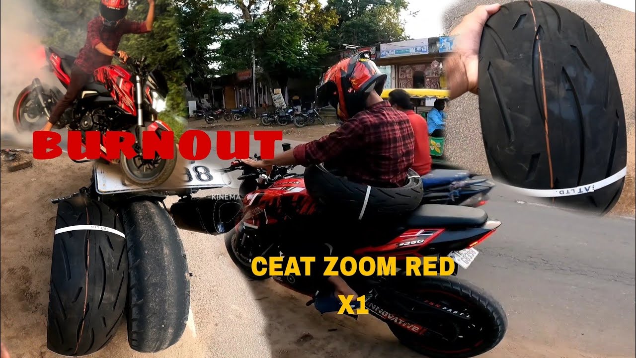 Upgrading tyre CEAT ZOOM RED X1 || On my Dominar 250 || domikid 