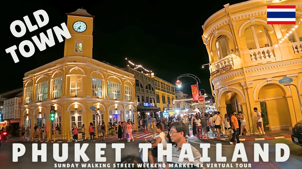 Туристические места Таиланда | Старый город Пхукета | Рынок выходного дня на Пхукете | Уличная ед...