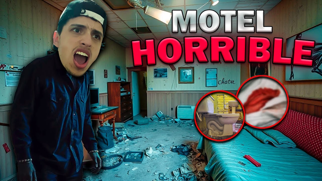 LOS MOTELES más ASQUEROSOS nunca ANTES VISTOS (DAÑO mi PLACA de YOUTUBE) | Hitboy